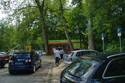 Kiosk am Haupteingang