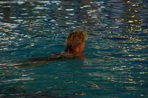 Schwimmerin im Luisenbad Alsdorf