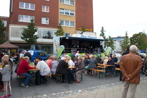 Die Showbüne auf dem Europafest Alsdorf